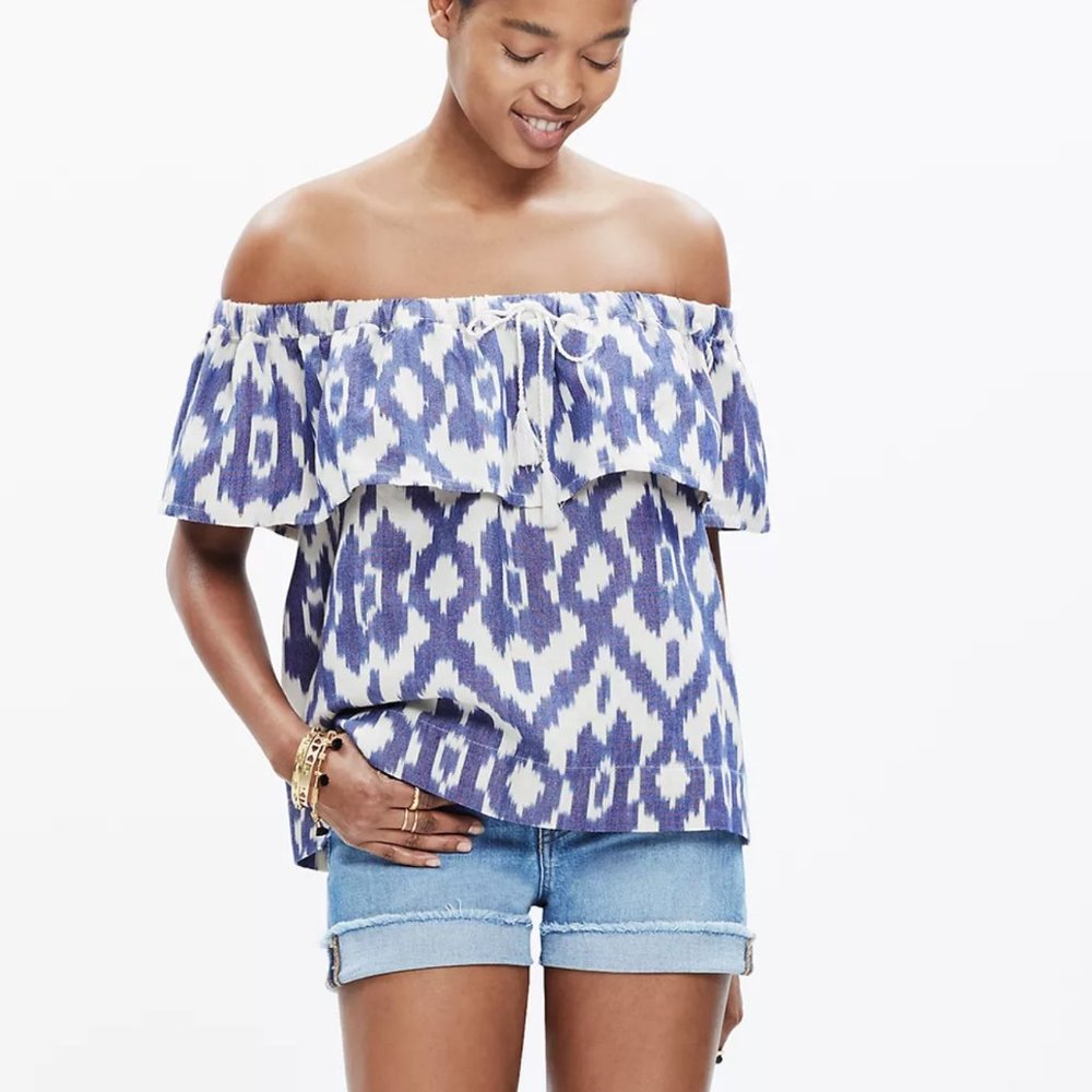 Madewell Balcony Off-the-Shoulder Top